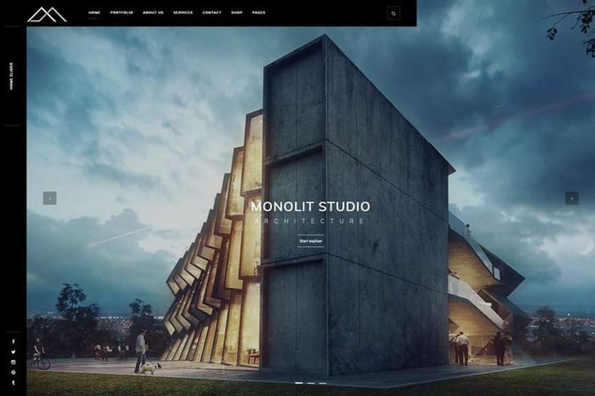 Jual Template WP Monolit – Responsive Architecture Theme di Seller ...