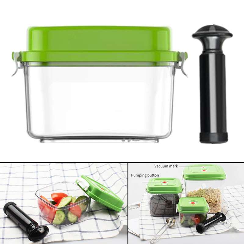 Jual Plastic Vacuum Seal Food Storage Containers Fresh & Save Vacuum