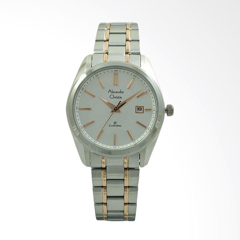 jual alexandre christie 8514 stainless steel jam tangan wanita silver gold white ldbtrsl jual alexandre christie 8514 stainless steel jam tangan wanita silver gold white ldbtrsl