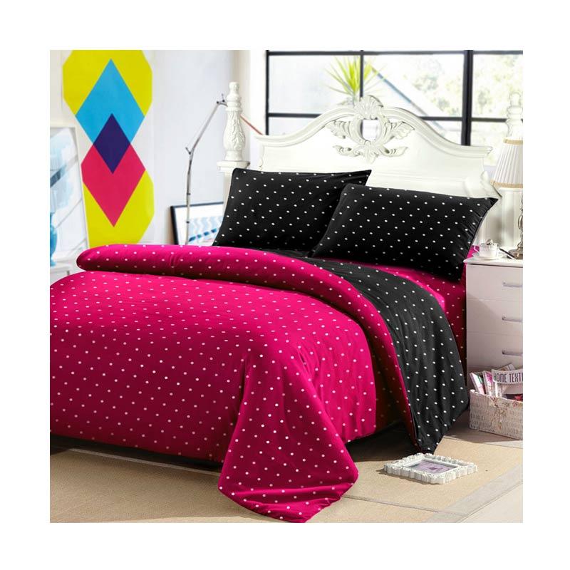 jual jaxine sprei katun motif polkadot set sprei fanta black harga kualitas jual jaxine sprei katun motif polkadot set sprei fanta black harga kualitas