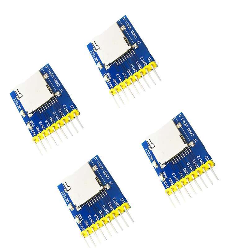 Jual 4x Micro Sd Card Module Slot Tf Storage Card Socket Reader For ...