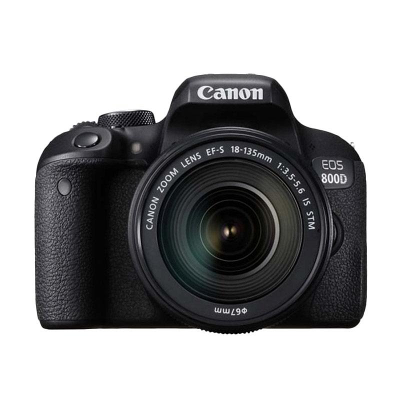 Jual Canon EOS 800D Kit 18-135mm IS STM Kamera DSLR Black