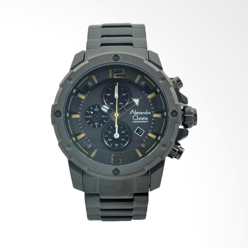 Jual Alexandre Christie Jam Tangan Pria - Black 6410 