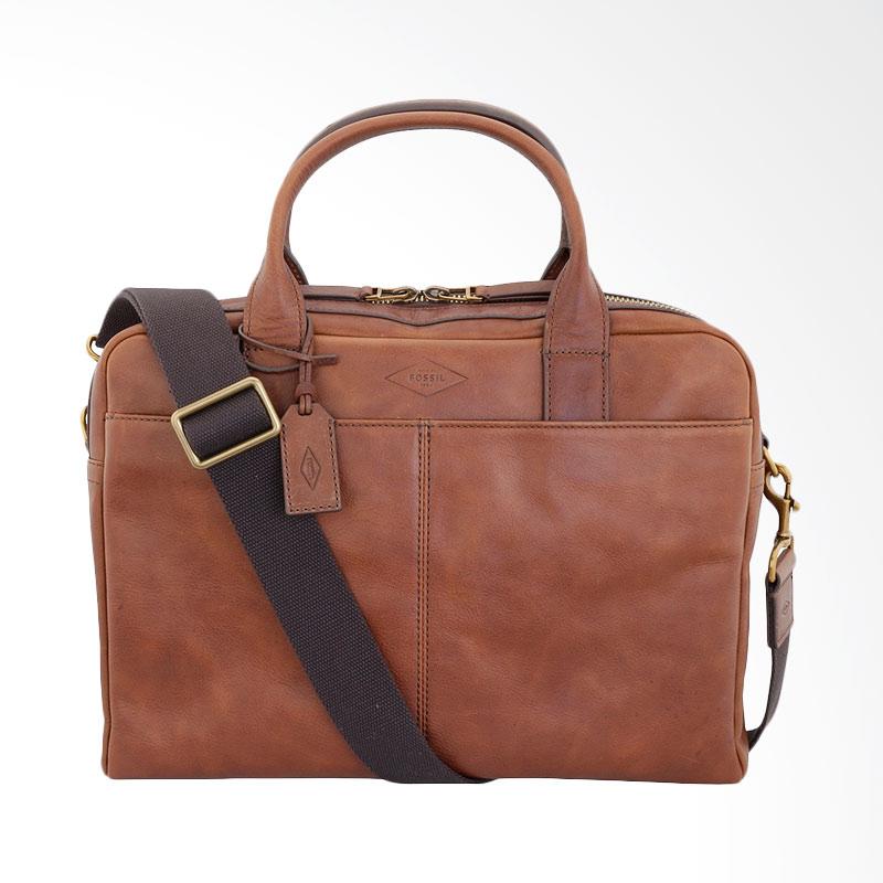 Jual Fossil  Wyatt Workbag Tas  Pria  Brown MBG9244 200 