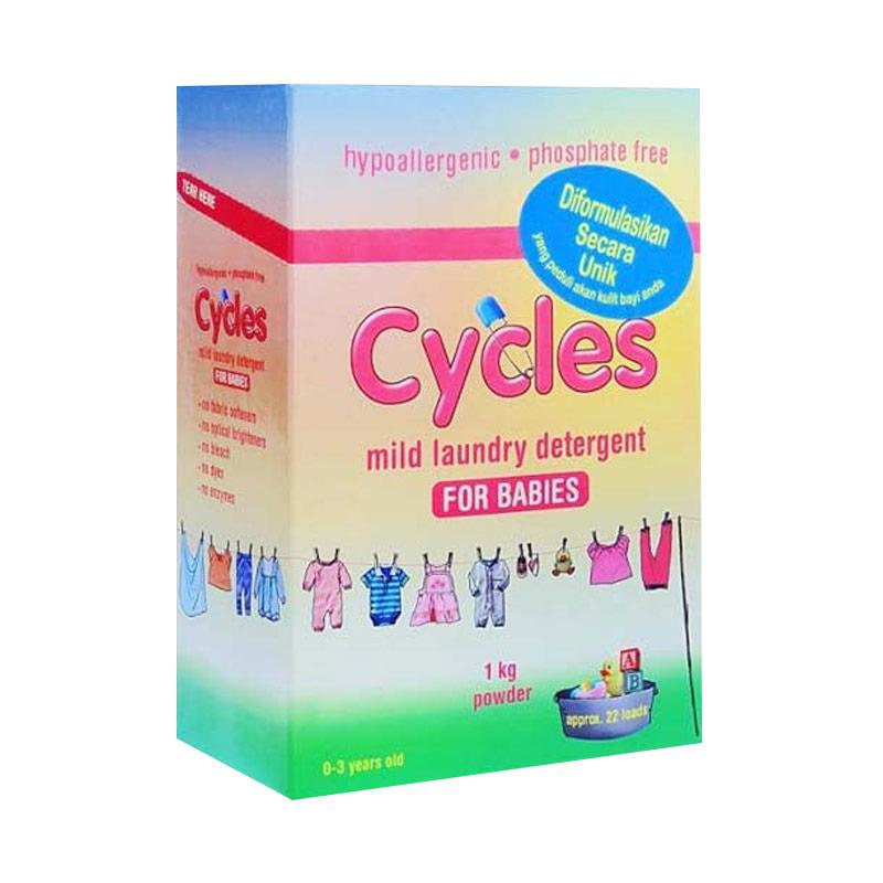 Jual Cycles Mild Laundry Detergent Powder for Babies [1 kg] di Seller Baby Wish Kebon Besar