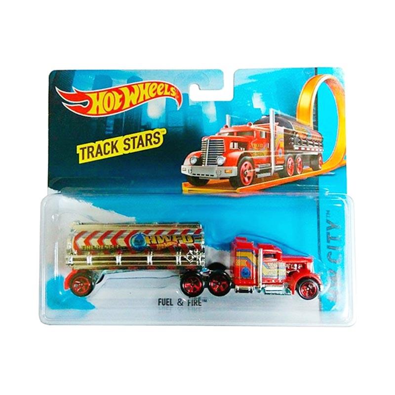 Jual Hot Wheels Track Stars Truck Fuel & Fire Diecast