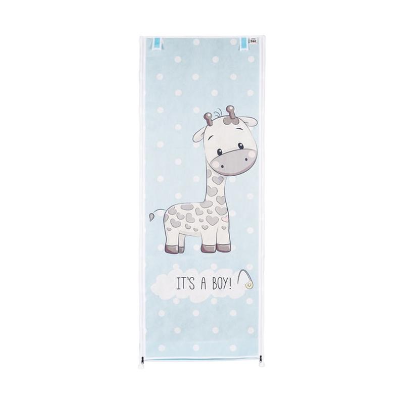 jual nine box nbx sm9 motif giraffe rak sepatu sky blue jual nine box nbx sm9 motif giraffe rak sepatu sky blue