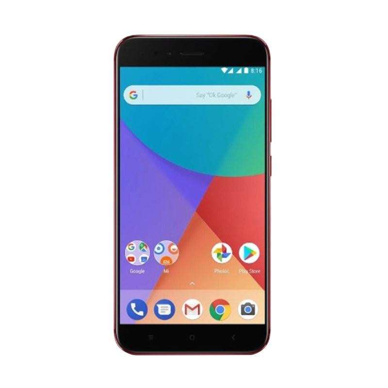 Jual Xiaomi MI A1 Smartphone - Red [4GB/64GB/Garansi TAM 