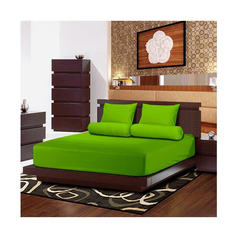 jual polos series katun set sprei green tinggi 30 cm jual polos series katun set sprei green tinggi 30 cm