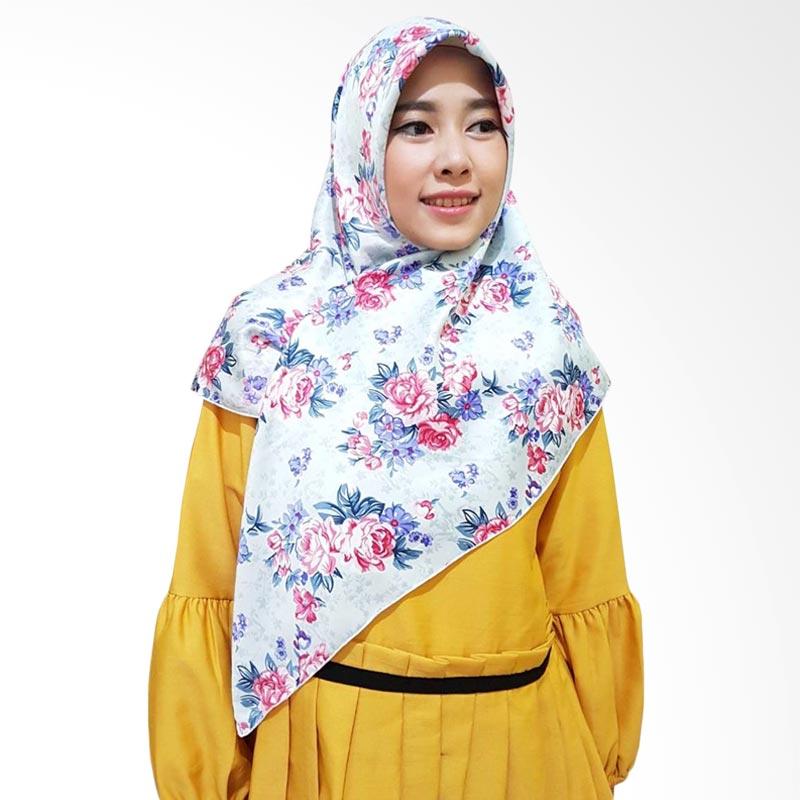 Jual Gita Sukma Aster Hijab Segiempat - Blue Red Online 