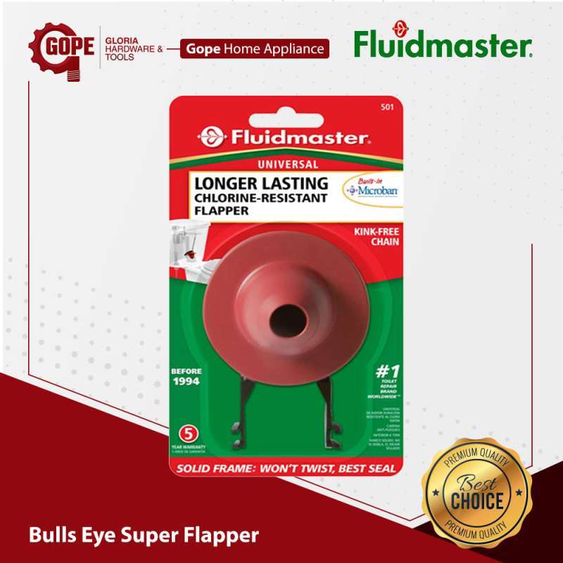 Jual FLUIDMASTER 501 BULLS EYES SUPER FLAPPER di Seller Gope Hardware