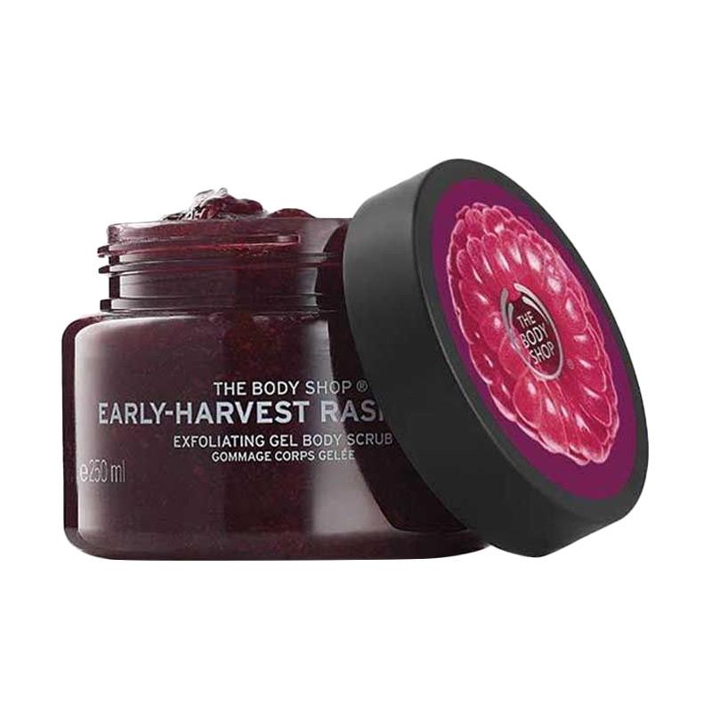 Jual The Body Shop Raspberry Body Scrub [250 mL] di Seller All in one