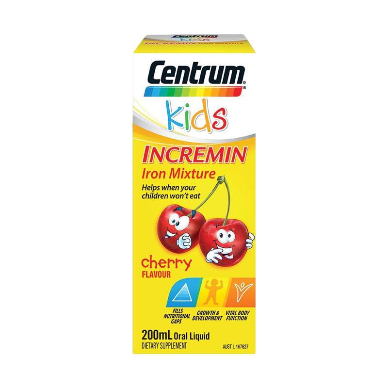 Jual Centrum Kids Cherry Iron Oral Liquid Vitamin Anak [200 mL] di