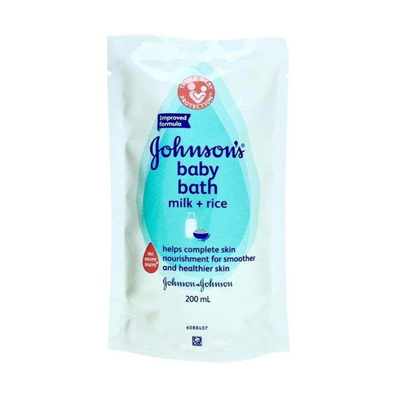Jual Johnson & Johnson Johnson's Milk + Rice Baby Bath [200 Ml/ Kemasan