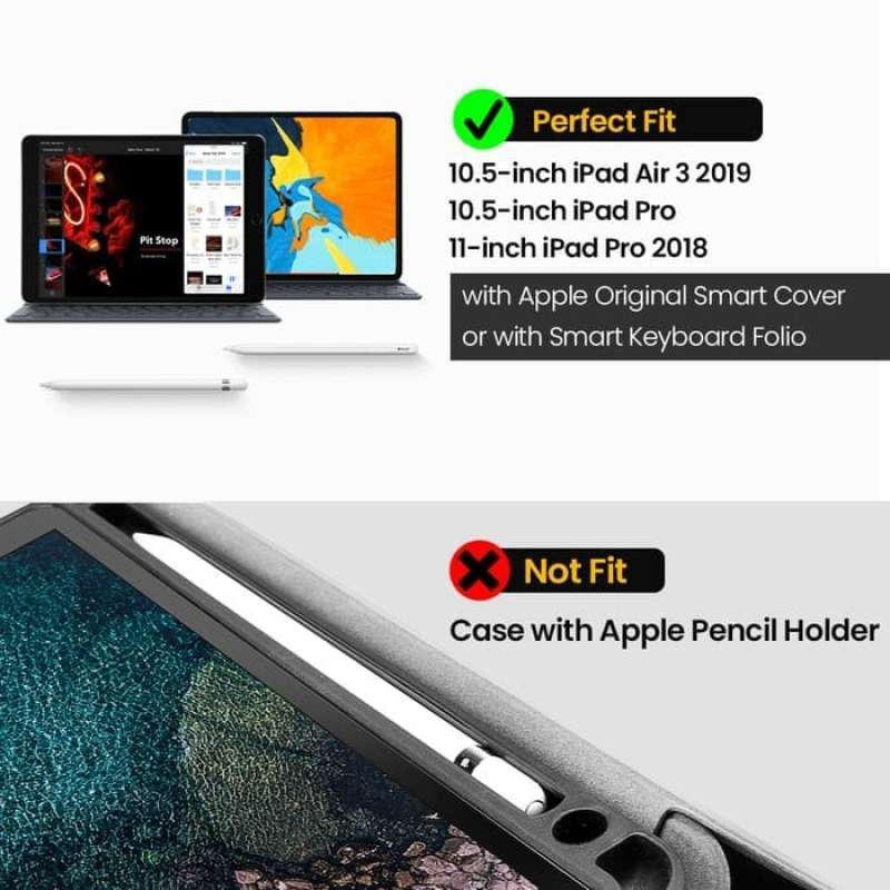 Jual TOMTOC IPAD PRO PADFOLIO/PORTOFOLIO CASE A06 ORIGINAL HARD CASE di