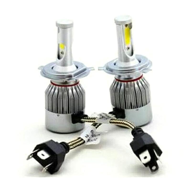 Jual LED HEADLIGHT C6 36WATT H4 / LED H4 ULTRA BRIGHT DIM 1SET Pure