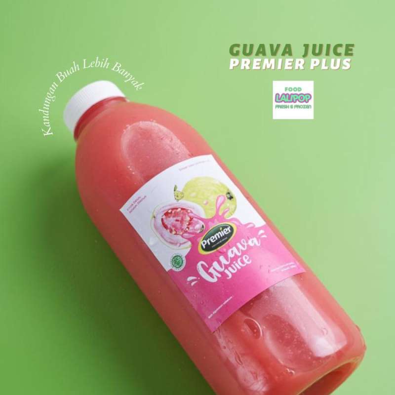 Jual JUS JUICE BUAH ASLI JAMBU MERAH / GUAVA 1 Liter GRADE PREMIUM