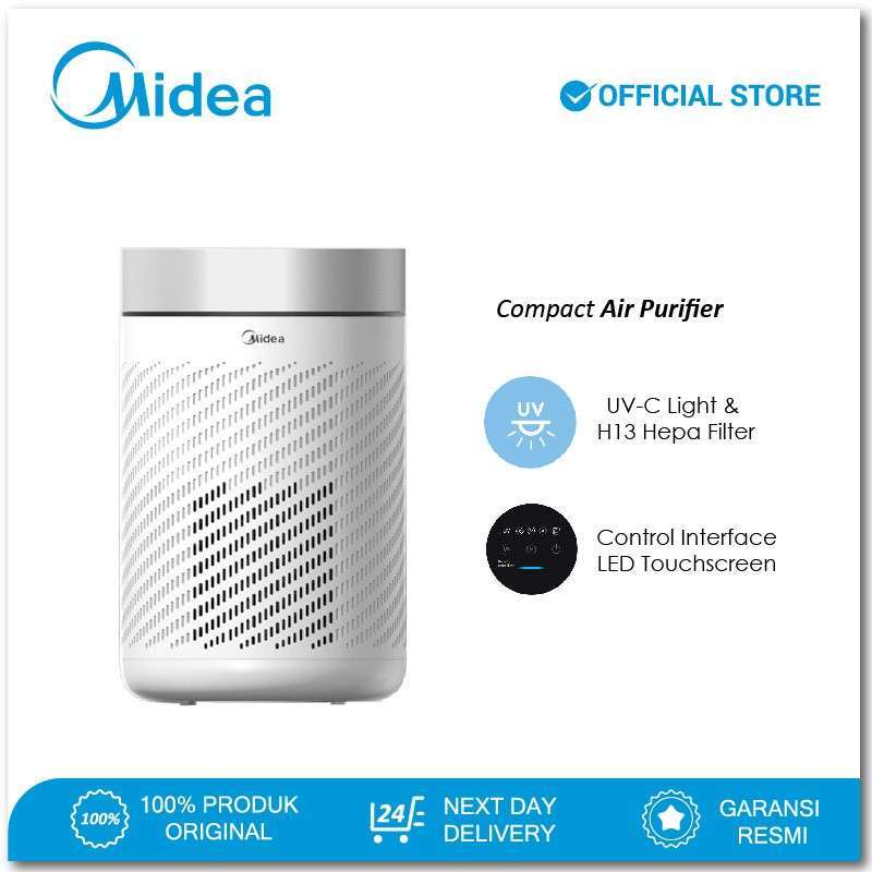 Jual Midea Air Purifier Kj250gz42 Dilengkapi Led Uv Dan H13 Hepa