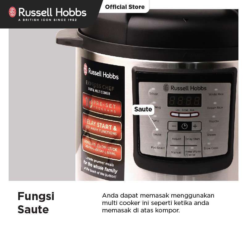 Jual Russell Hobbs Express Chef Digital Multi Cooker / Presto Di Seller