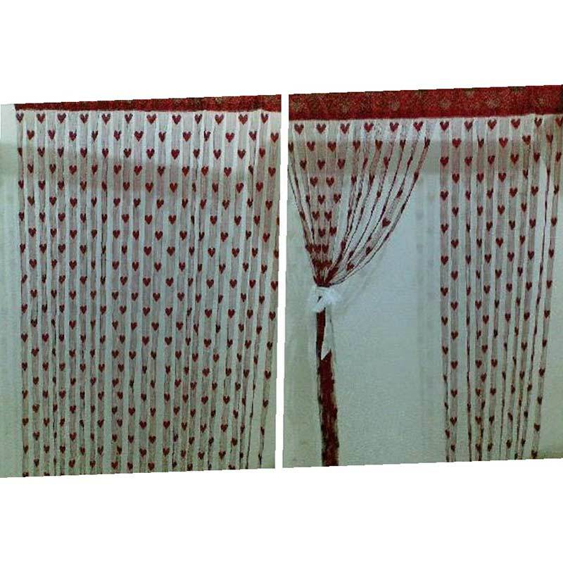 Jual Hanakei Tirai Benang Love - Maroon Online September