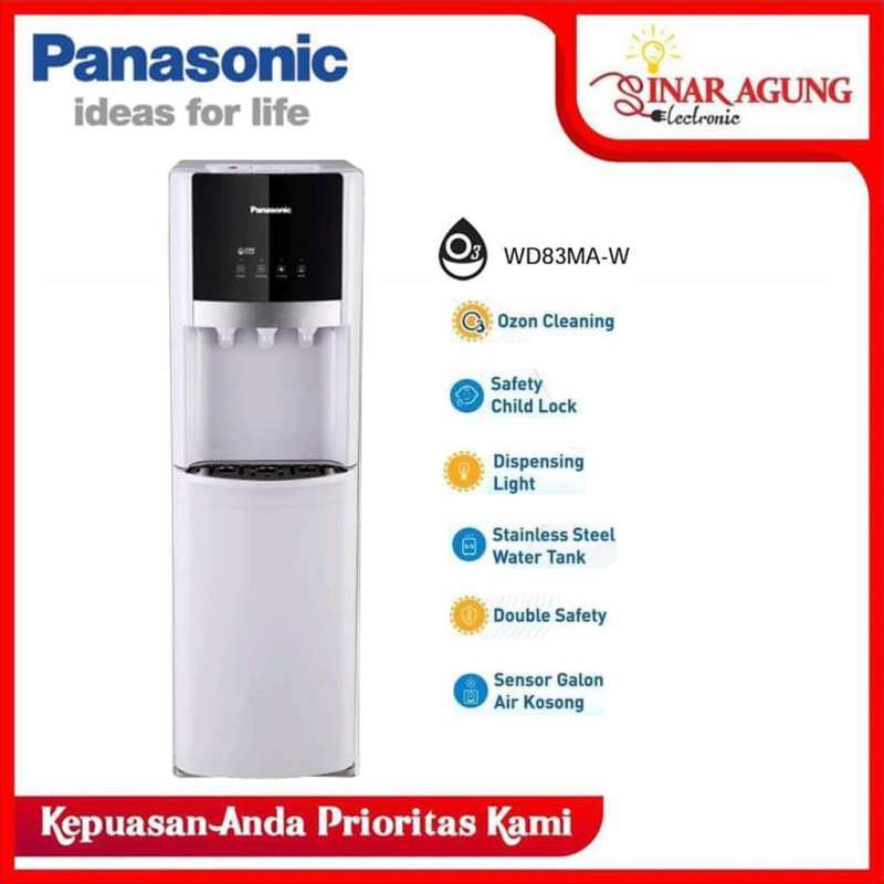 Jual Panasonic NyWdb83MaW Water Dispenser Galon Bawah Putih PUTIH [ WHITE ] di Seller