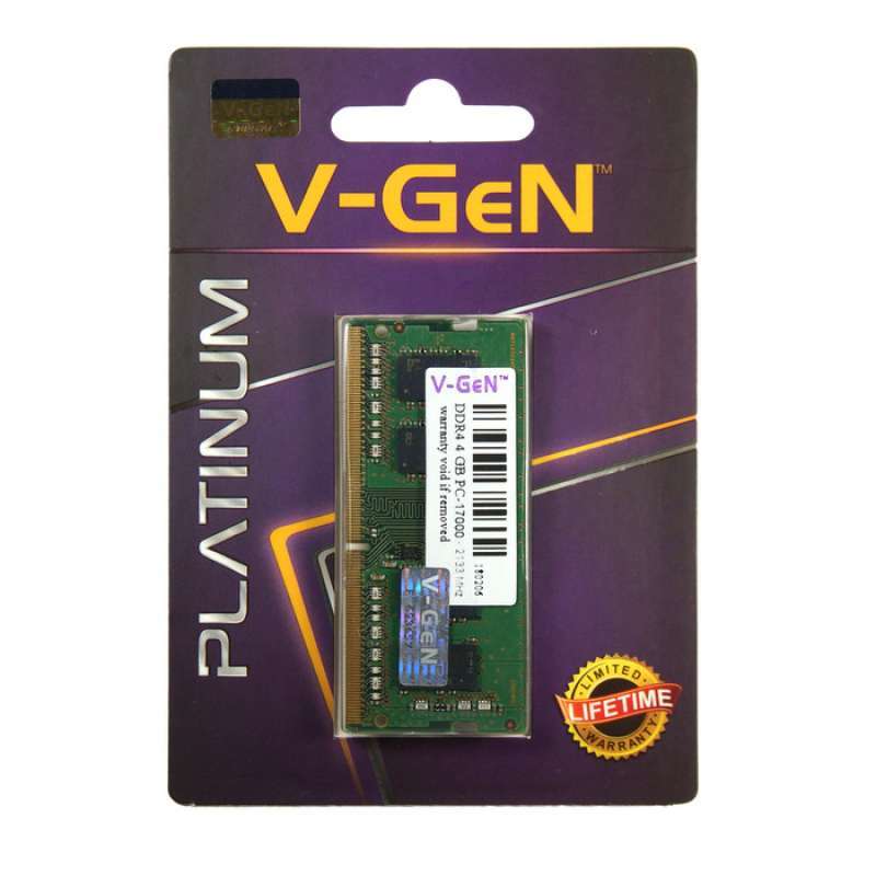 Jual Ram Vgen Ddr4 4gb Pc17000 2133mhz V-gen Memory Laptop Sodimm