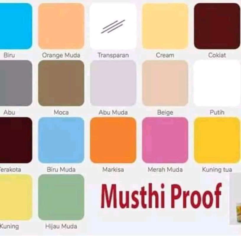 Jual Cat Waterproofing Musthiproof Cat Anti Bocor Sekelas Aquaproof dan