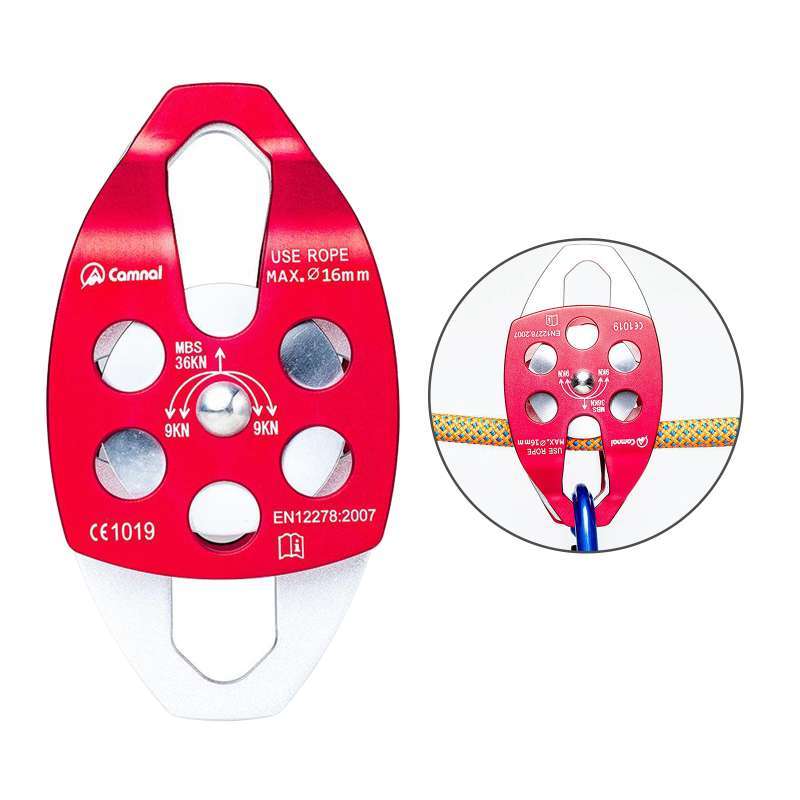 Jual 36KN Double Pulley Ball Bearing CE Approved for Progress Capture System Rigging Hauling