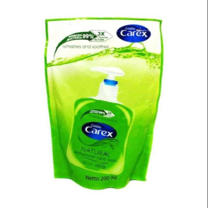 Jual Carex Hand Wash 200ml Refill Varian Aloe Vera (Hijau) di Seller