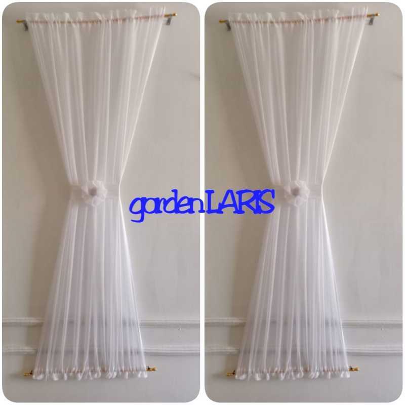 Jual Gorden Ikat Vitrase Kupu-Kupu Minimalis - TINGGI 1 METER X LEBAR 1