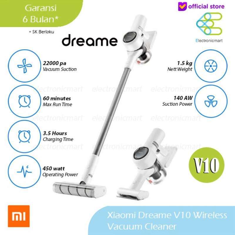 Jual Xiaomi Dreame V10 Boreas Handled Vacuum Cleaner Penghisap Debu di ...
