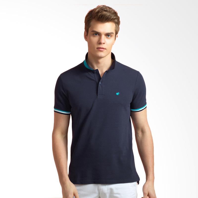 Jual Giordano Frog Embroidery Polo - Black Blue Online