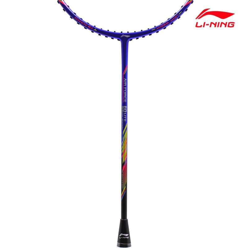 Jual Li-ning Badminton Racket Air Force 80 Lite Free T-shirt, String, 1 ...