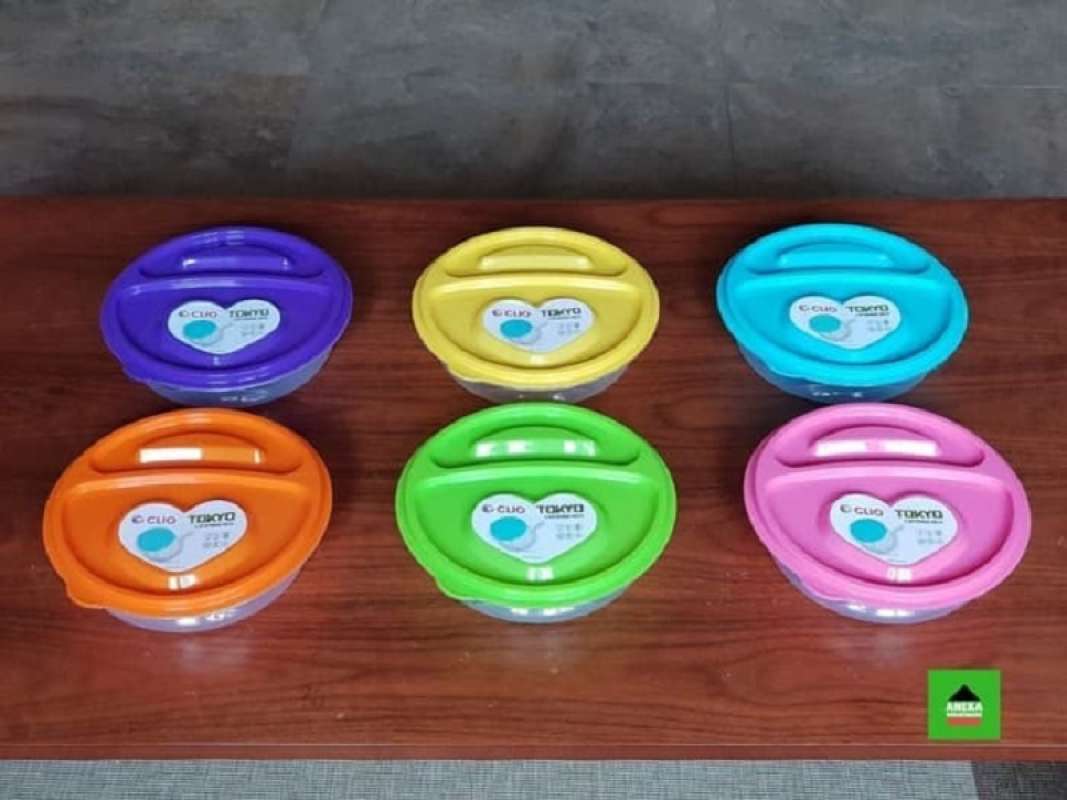 Jual Grosir Lunch box / tempat makan / Catering box Cleo Tokyo Ungu