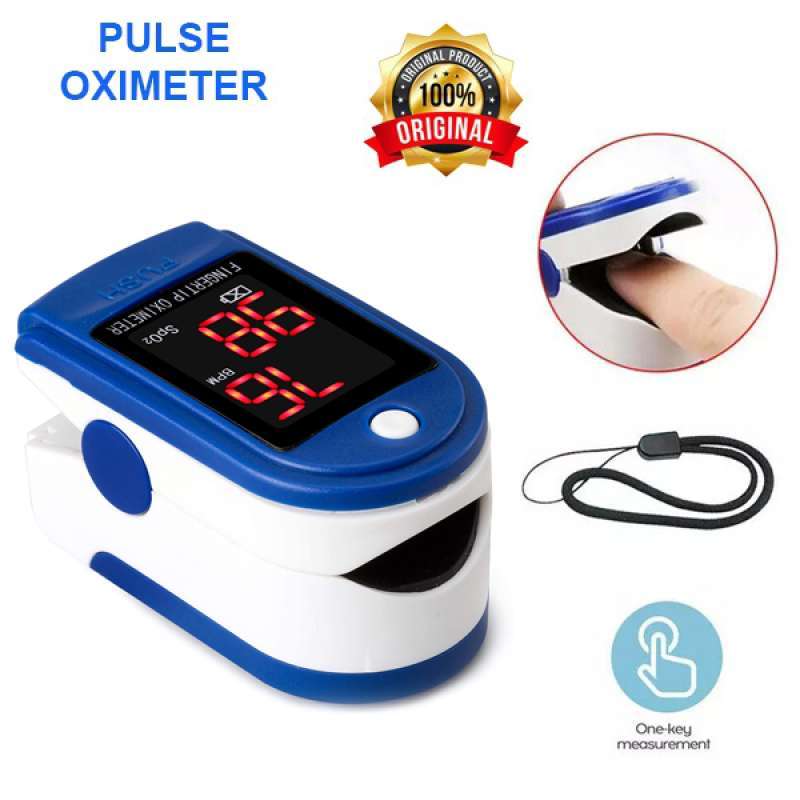 Promo Pulse Oximeter Oxymeter Fingertip Alat Pengukur Detak Jantung