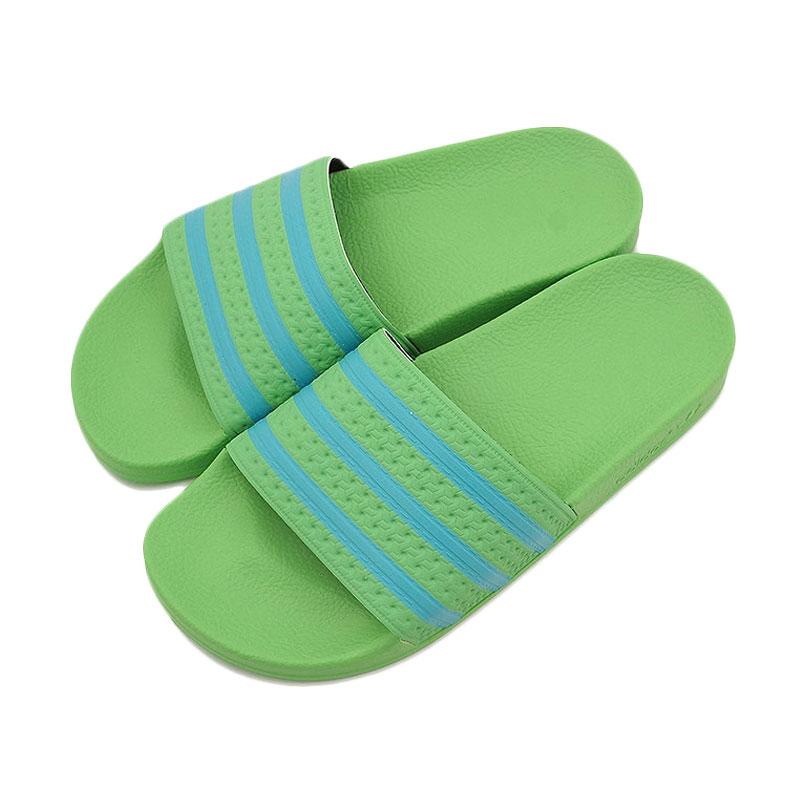 Jual adidas Original Adilette Slides Sandal - Green 