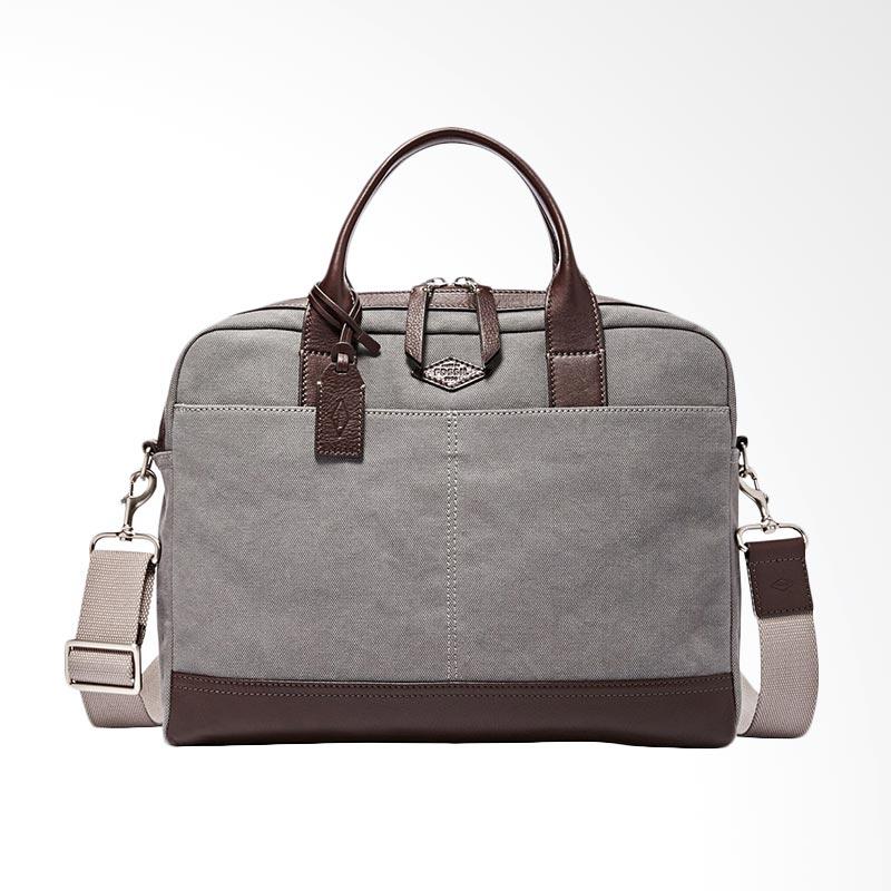Jual Fossil  Wyatt Workbag Tas  Pria  Grey MBG9273 020 