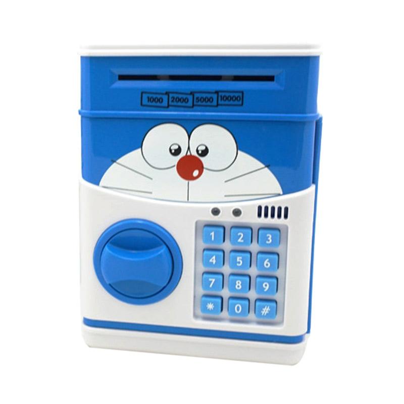 Jual TSH Celengan ATM Cartoon Doraemon Coin Kertas Mainan