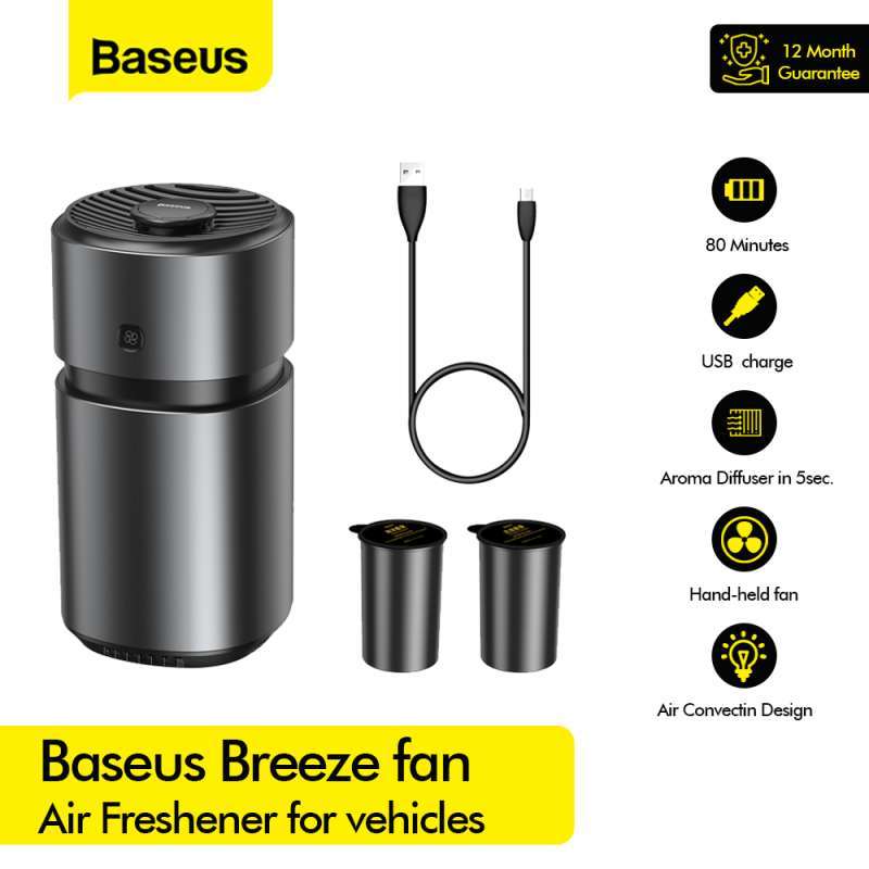 Promo Baseus Breeze Fan Air Freshener For Vehicles With Formaldehyde