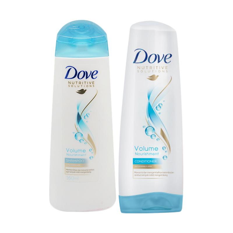 Jual Dove Volume Nourishment Shampoo [320 mL] & Conditioner [160 mL] di