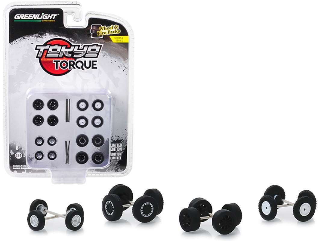 Jual \Tokyo Torque\ Wheels and Tires Multipack Set of 24 pieces \Wheel & Tire Packs\ Series 2 1