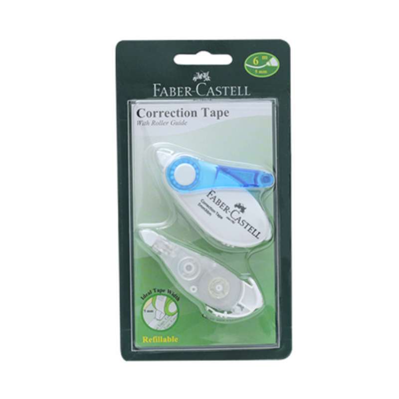 Jual Gramedia Karawang FABER CASTELL CORRECTION TAPE SR 506 BLUE PLUS
