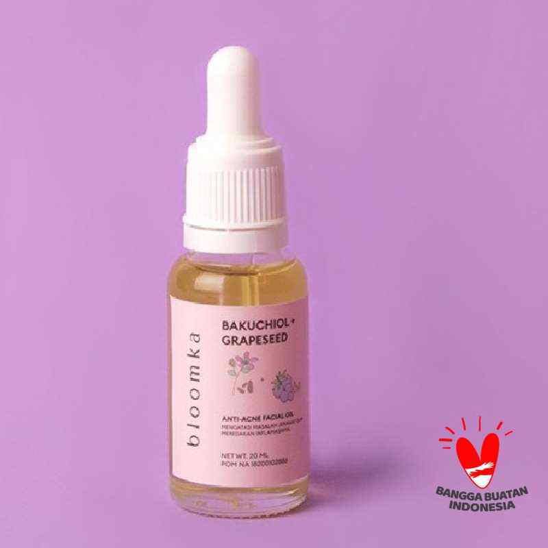 Jual Bloomka Bakuchiol (Natural Alternatif Retinol)+ Grapeseed Facial