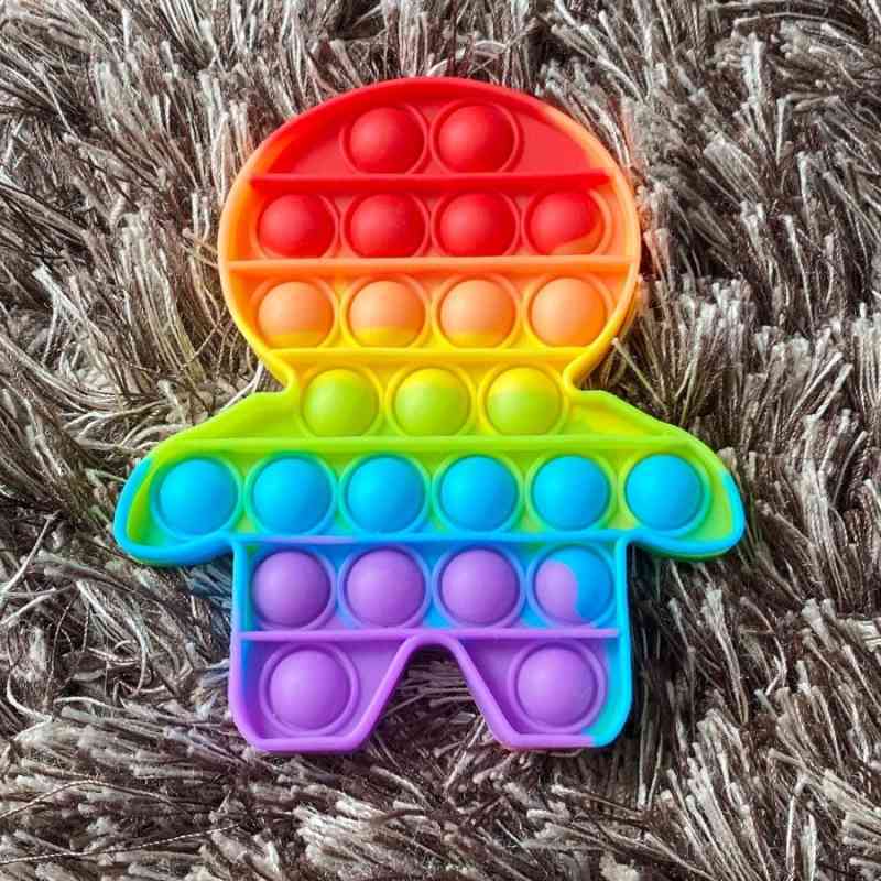 Jual POP IT RAINBOW STRAWBERRY stroberi tiktok bubble pelangi viral