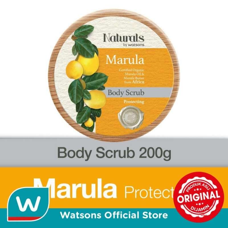 Promo Watsons Natural Marula Body Scrub [200 g] Diskon 37 di Seller
