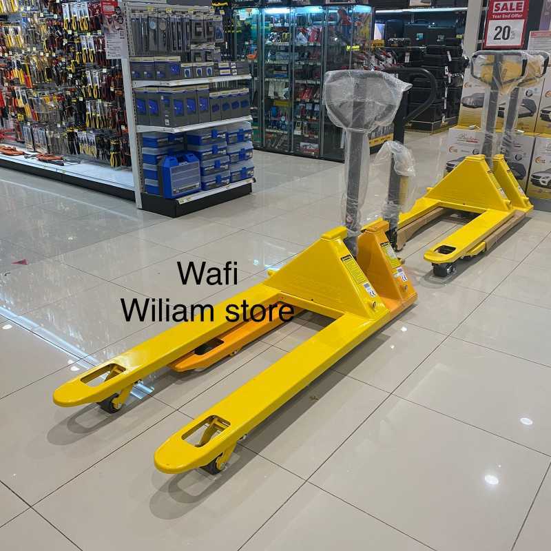 Jual Krisbow handpallet manual PU 68 cm / hand pallet 2 ton / hand
