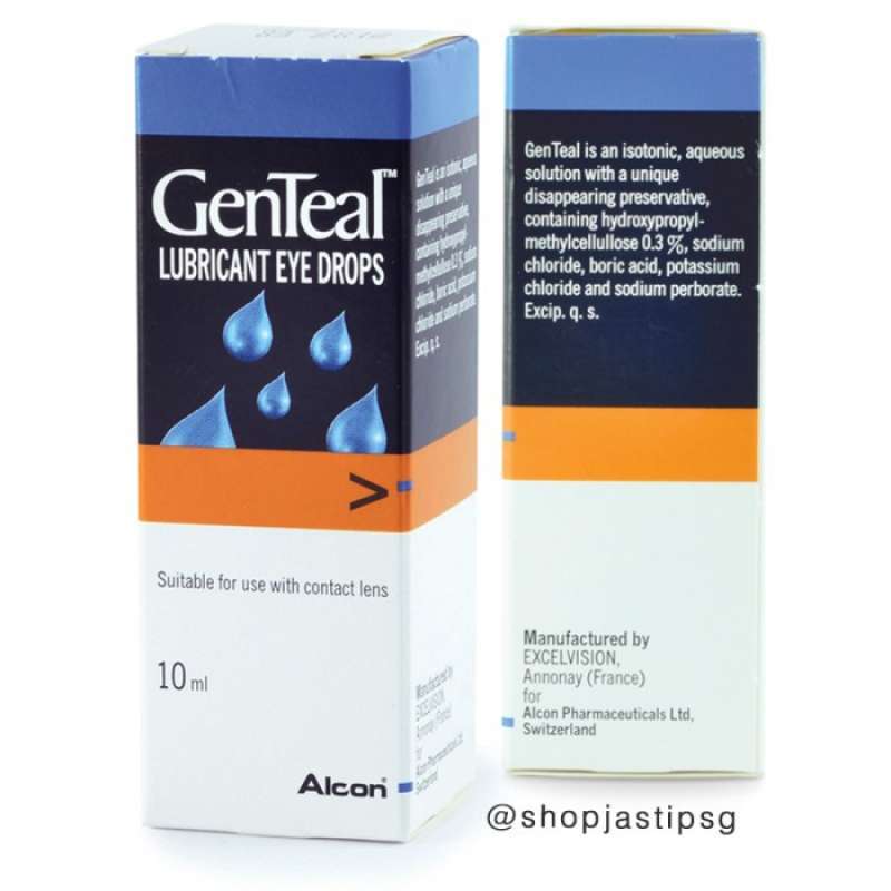 Jual Alcon GenTeal Singapore Lubricant Eye Drops 10ml Obat Tetes Dry