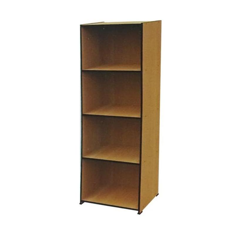 Jual Best Furniture Pajangan Serbaguna Rak  Buku 4 Tingkat 