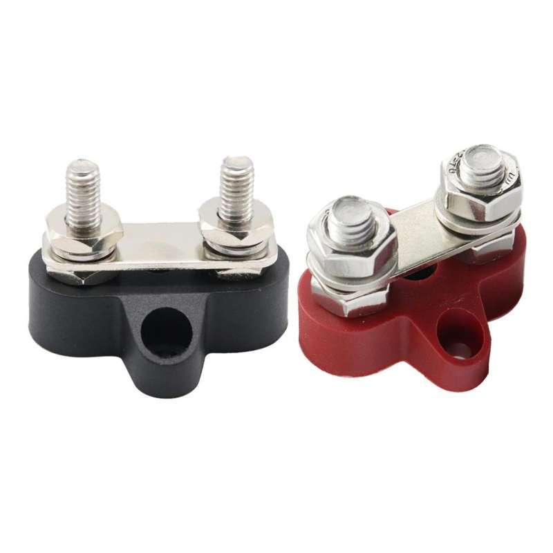 Jual Bus Bar Power Terminal Block Negative M6+M8 Positive Power