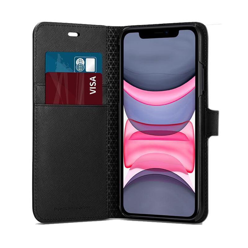 Jual Case iPhone 11 Spigen Leather Wallet S Flip Case di Seller Spigen Indonesia Kedaung Kali